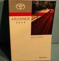 2015 Toyota 4Runner Owner Operator User Guide Manual