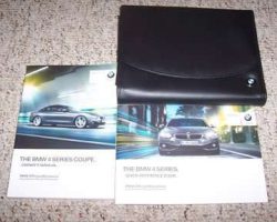 2014 BMW 428i, 435i 4-Series Including xDrive Coupe Owner Operator User Guide Manual Set