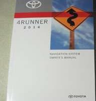 2014 Toyota 4Runner Navigation System Owner's Manual