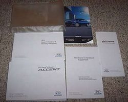 2014 Hyundai Accent Owner's Manual Set