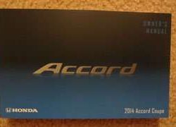 2014 Honda Accord Coupe Owner's Manual