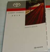 2014 Toyota Camry Hybrid Owner's Manual