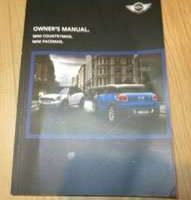 2014 Mini Countryman & Paceman Owner's Operator Manual User Guide