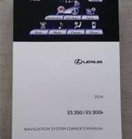 2014 Lexus ES300h & ES350 Navigation System Owner's Manual