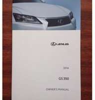 2014 Lexus GS350 Owner's Manual