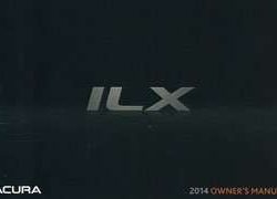 2014 Acura ILX Owner's Manual