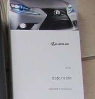 2014 Lexus IS350 & IS250 Owner's Manual