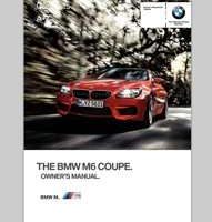 2014 BMW M6 Coupe Owner's Manual