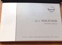 2014 Nissan Maxima Owner's Manual