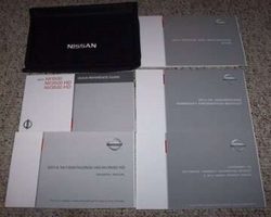 2014 Nissan NV1500, NV2500 HD & NV3500 HD Cargo Van Owner's Manual Set
