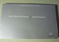 2014 Infiniti Q50 Hybrid Owner's Manual