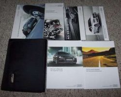 2014 Audi RS5 Coupe Owner's Manual Set