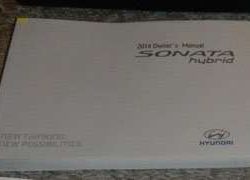 2014 Hyundai Sonata Hybrid Owner's Manual