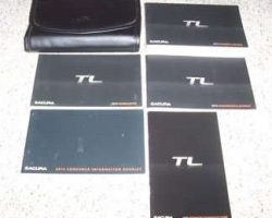 2014 Acura TL Owner's Manual Set