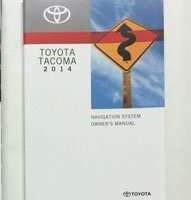 2014 Toyota Tacoma Navigation System Owner's Manual