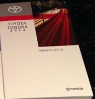 2014 Toyota Tundra Owner's Manual
