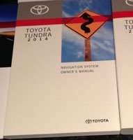 2014 Toyota Tundra Navigation System Owner's Manual
