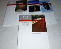 2014 Toyota Tundra Owner's Manual Set