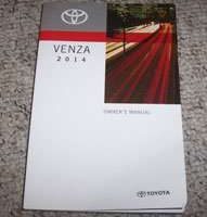 2014 Toyota Venza Owner's Manual