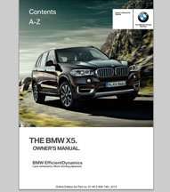 2014 BMW X5 Owner's Manual