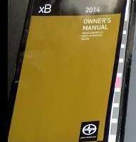 2014 Scion xB Owner's Manual