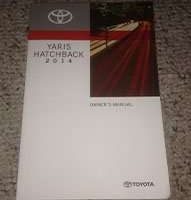 2014 Toyota Yaris Hatchback Owner's Manual