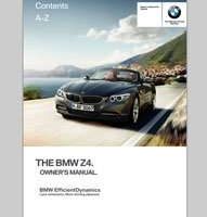 2014 BMW Z4 Owner's Manual