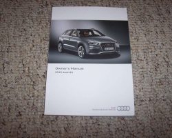 2015 Audi Q3 Owner's Manual