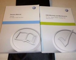 2015 Volkswagen Touareg Owner's Manual Set
