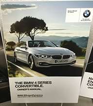 2015 BMW 428i, 435i 4-Series Including xDrive Convertilbe Owner Operator User Guide Manual
