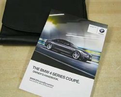 2015 BMW 428i, 435i 4-Series Including xDrive Coupe Owner's Manual Set