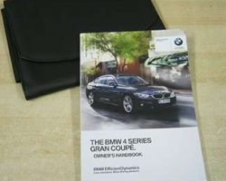 2015 BMW 428i, 435i 4-Series Including xDrive Gran Coupe Owner's Manual Set