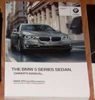 2015 BMW 528i, 535i, 535d, 550i 5-Series Including xDrive Sedan Owner's Manual