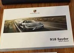 2015 Porsche 918 Spyder Owner's Manual