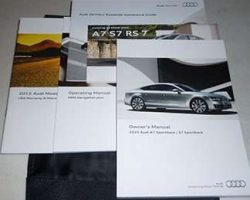 2015 Audi A7 Sportback & S7 Sportback Owner's Manual Set