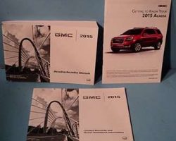 2015 GMC Acadia & Acadia Denali Owner's Operator Manual User Guide Set