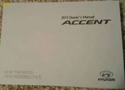 2015 Hyundai Accent Owner's Manual