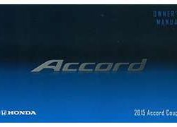 2015 Honda Accord Coupe Owner's Manual