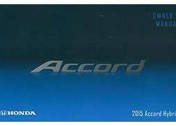 2015 Honda Accord Hybrid Owner's Manual