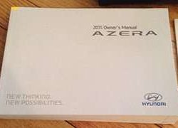 2015 Hyundai Azera Owner's Manual