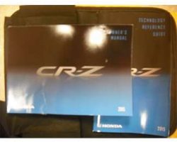 2015 Honda CR-Z Owner's Manual Set