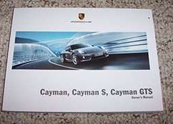 2015 Porsche Cayman, Cayman S & Cayman GTS Owner Operator User Guide Manual