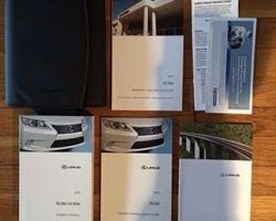 2015 Lexus ES350 & ES300h Owner's Manual Set