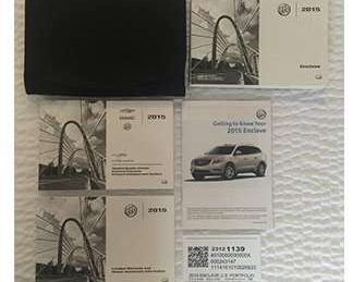2015 Buick Enclave Owner's Operator Manual User Guide Set
