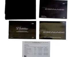 2015 Cadillac Escalade Owner's Manual Set