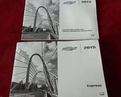 2015 Chevrolet Express Owner's Manual Set