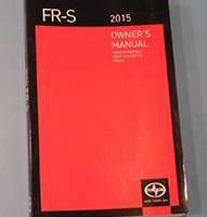2015 Scion FR-S Owner's Manual