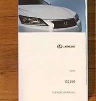 2015 Lexus GS350 Owner's Manual