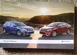 2015 Subaru Impreza Owner's Manual