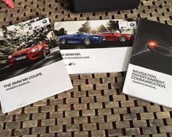 2015 BMW M6 Coupe Owner's Manual Set